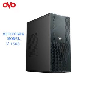 OVO M-ATX V-1603 OFFICE CASE BLACK