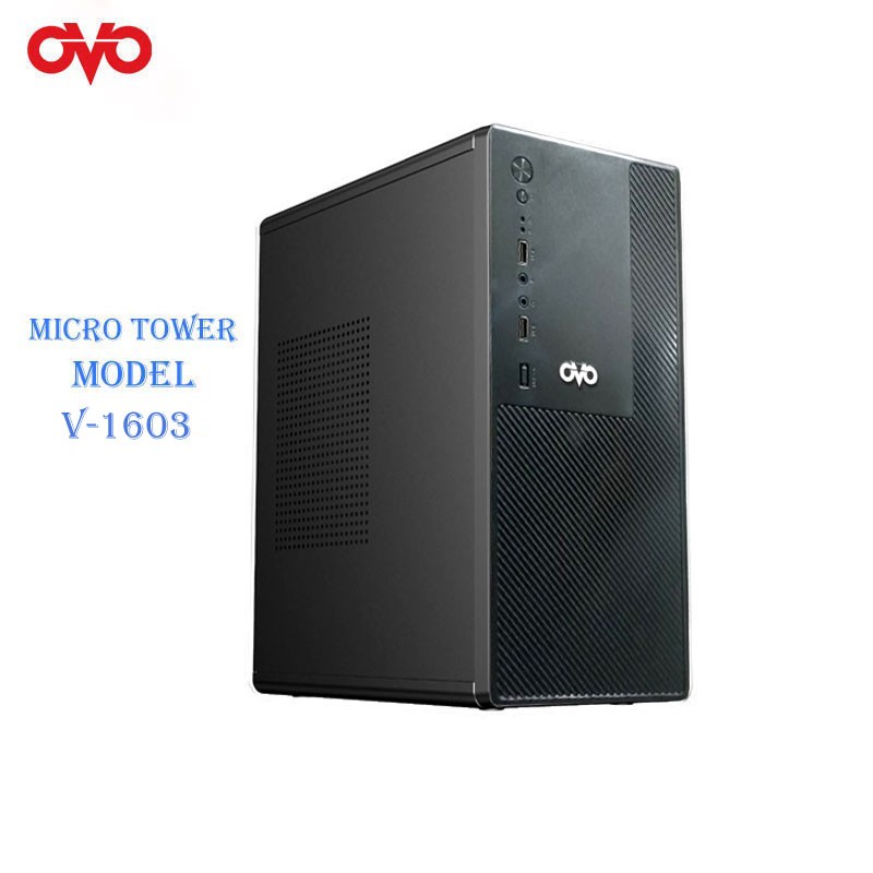 OVO M-ATX V-1603 OFFICE CASE BLACK