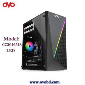 2. OVO RGB/LED M-ATX GAMING CASE CC2016518 ACRYLIC