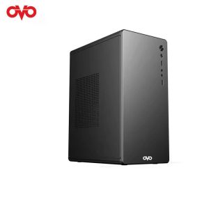 OVO CC-201602-B Premium M-ATX Office Case Black