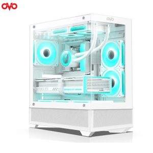OVO T3W 5X-ARGB INFINITY FAN ICE COOL BUTTON CONTROL GAMING CASE