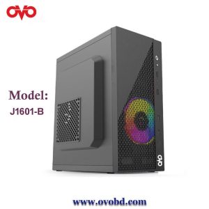 8. OVO RGB M-ATX GAMING CASE J-1601