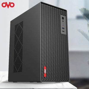 OVO 2801 M-ATX Premium Gold Series Black (Handle) With 2-Years PSU
