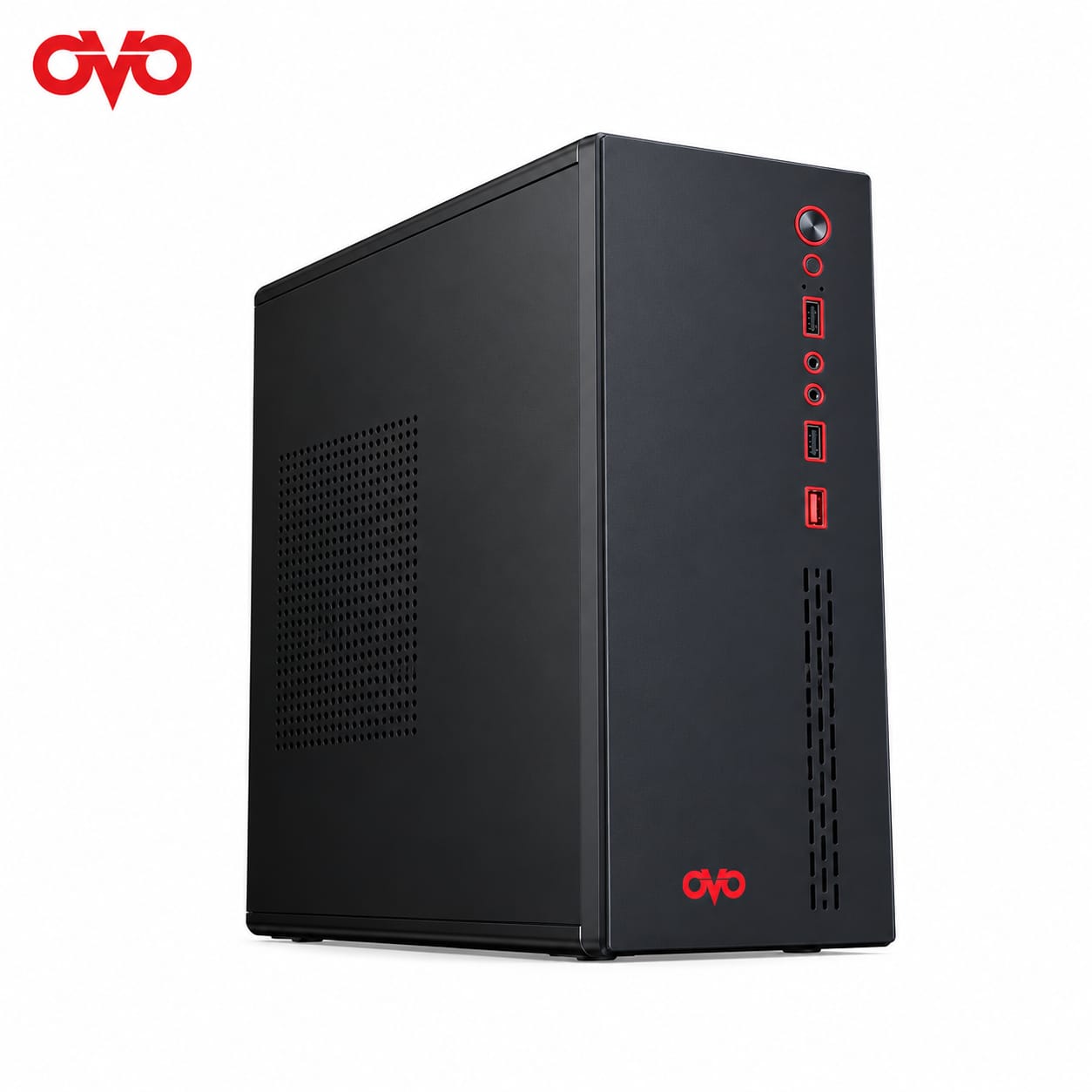 OVO M2521 M-ATX Office Case Black