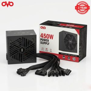 OVO NEO Q45O Watt 82⁺ Plus Efficiency Power Supply Black, Warranty 3-Year's